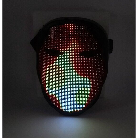 Rechargeable LED Mask-Shining Mask-Hundreds Of Options-Wearable - Picture 5 of 16